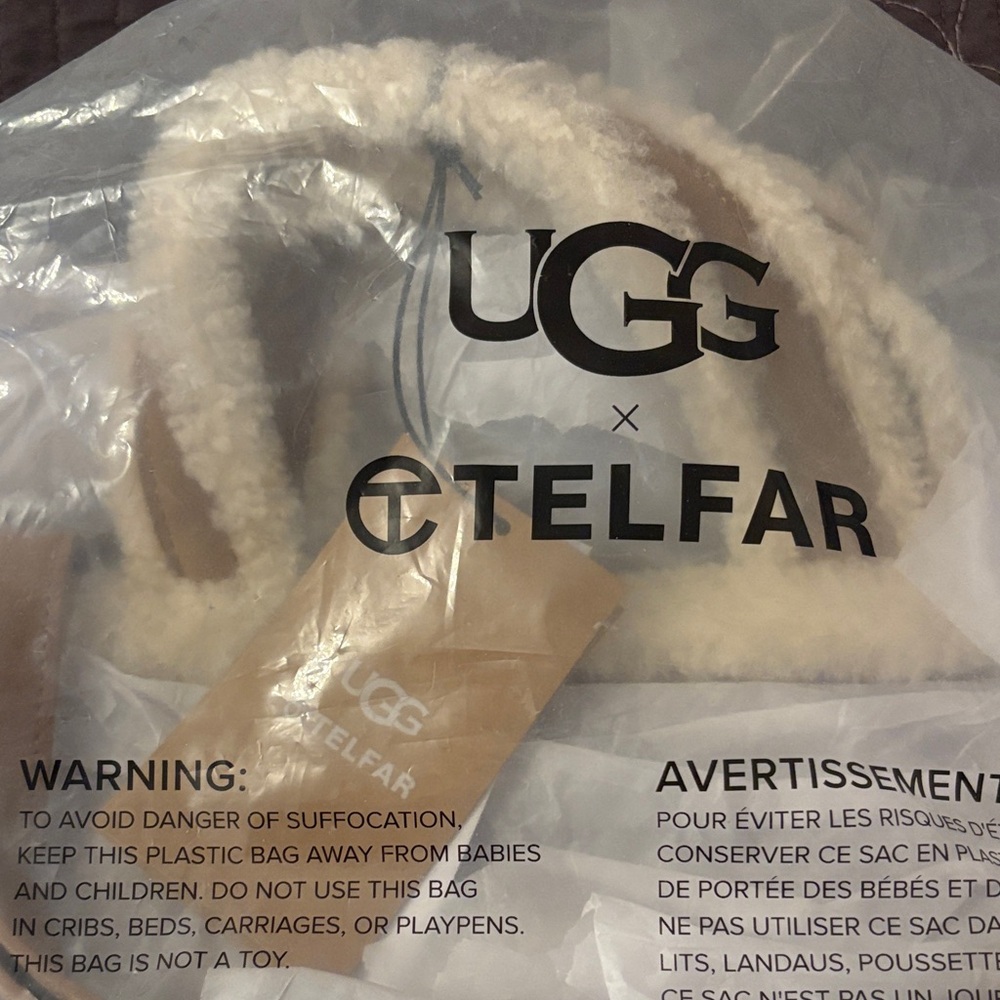UGG x Telfar Brown Shearling Bag Medium BNWT - Picture 2 of 8